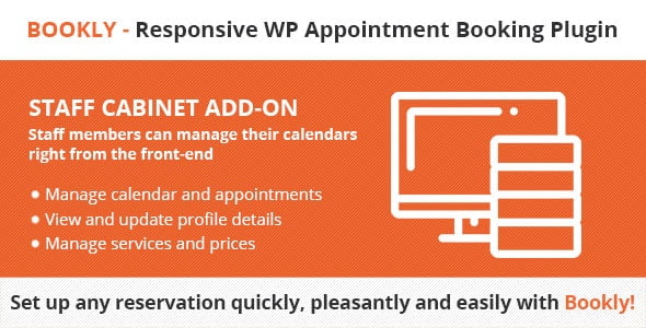 دانلود ادآن Bookly Staff Cabinet